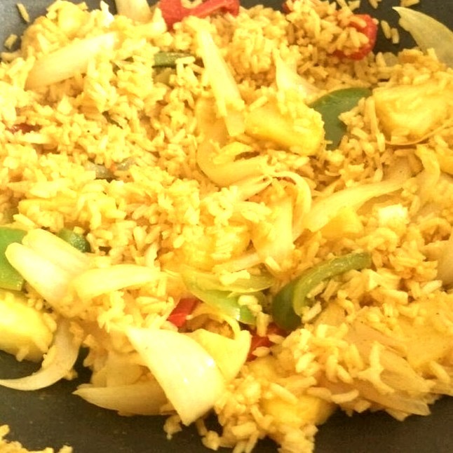 Curry Pineapple Fried Rice