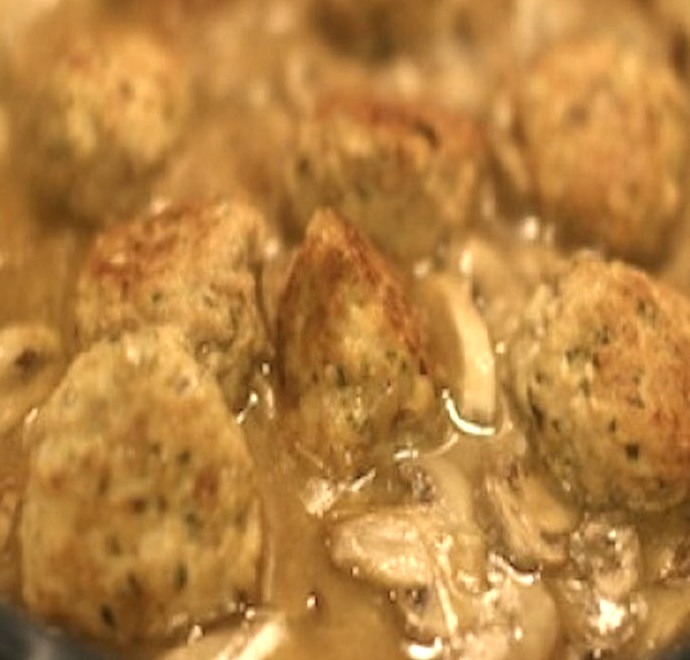 Chicken Marsala Meatballs